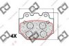 TOYOT 0446510140 Brake Pad Set, disc brake